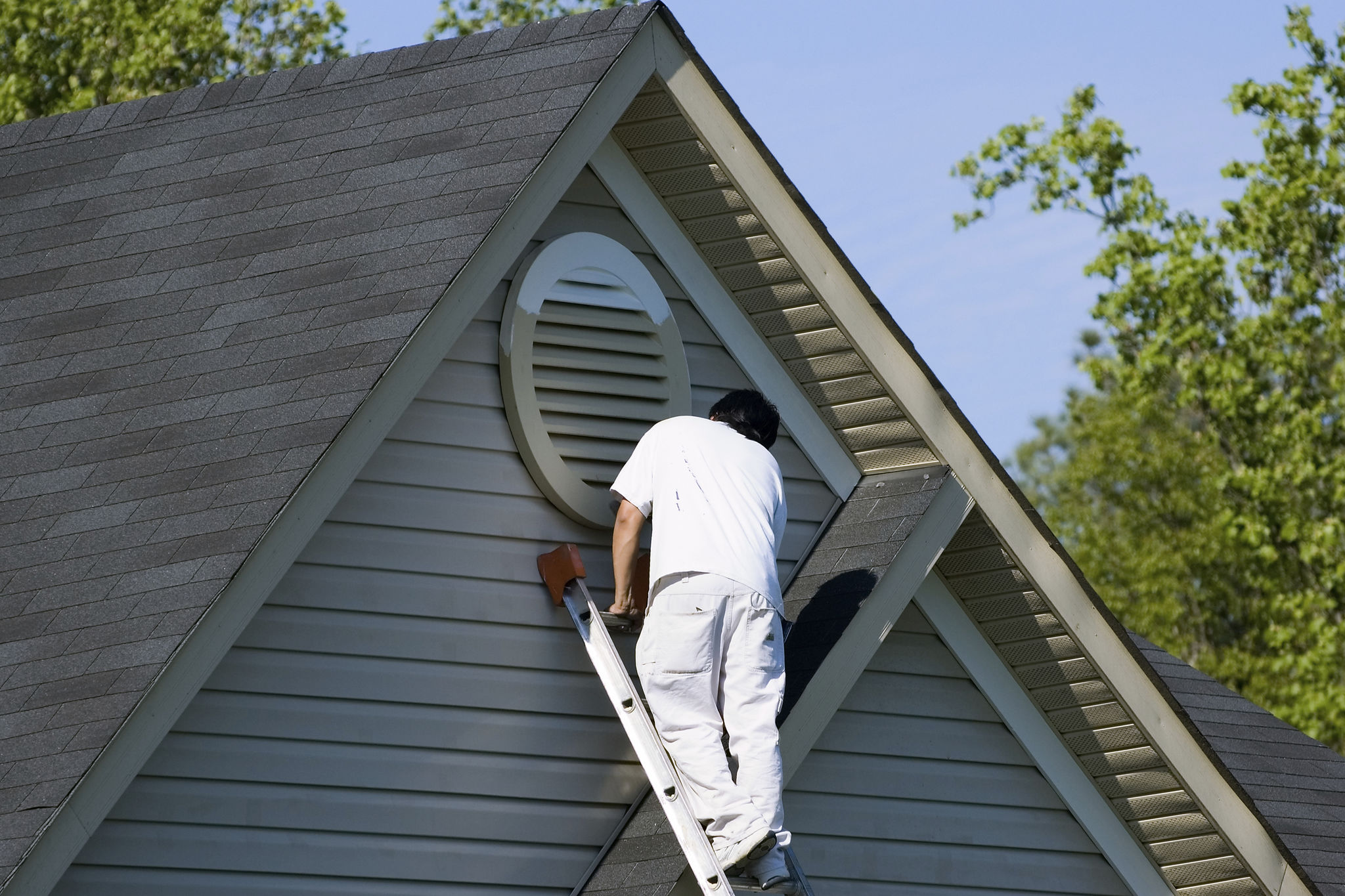 Denver home with fresh exterior paint